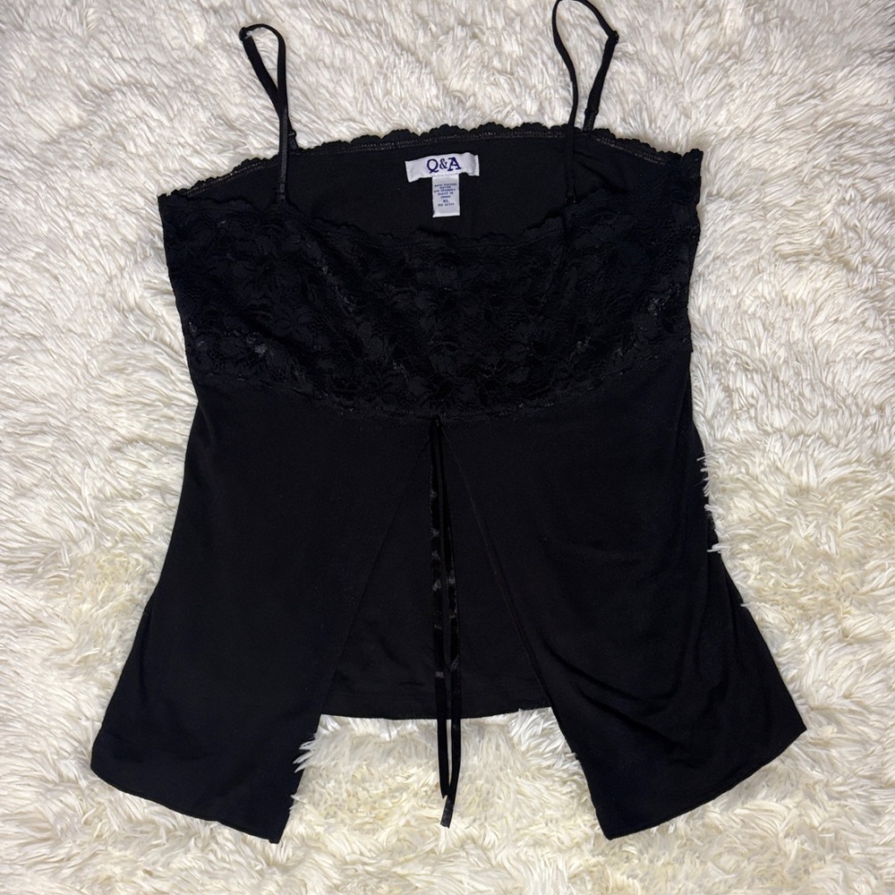 Q&A Black Lace Women's Camisole